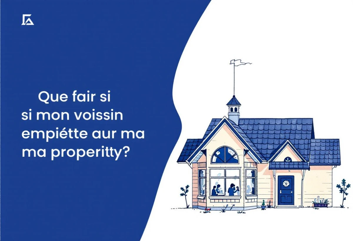Que faire si mon voisin empiète sur ma propriété ?